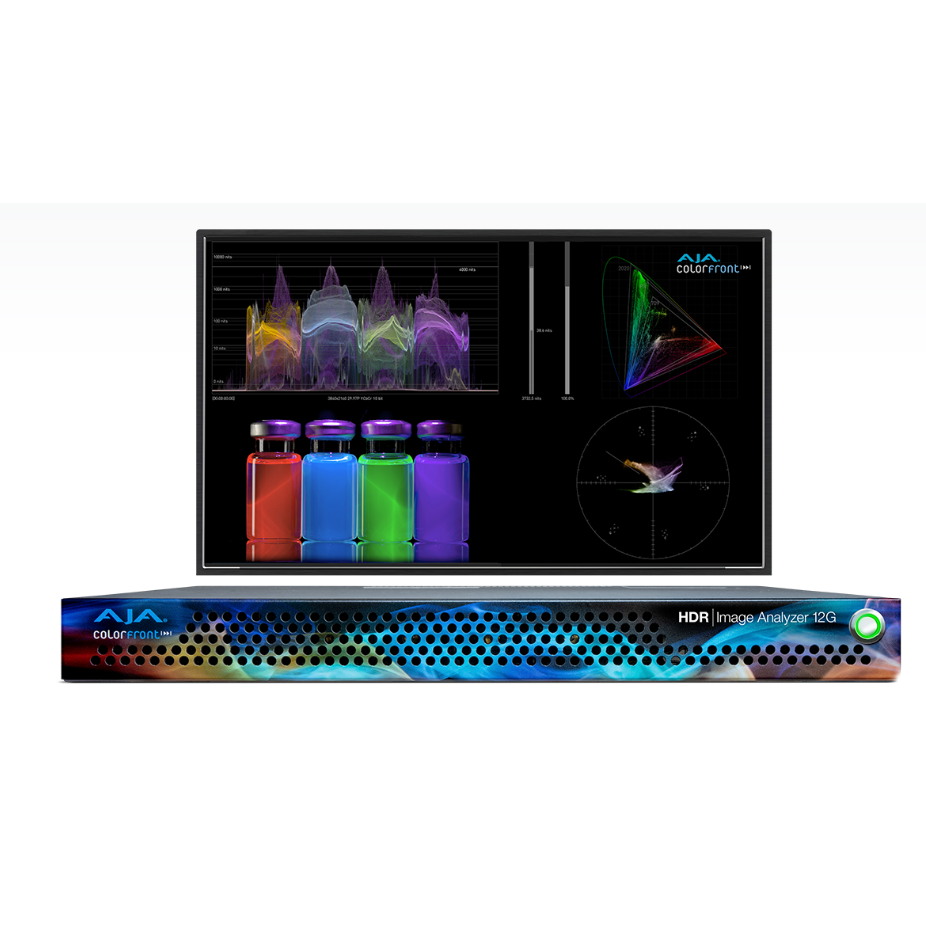 AJA HDR Image Analyzer 12G HDR Waveform & Vectorscope Monitoring