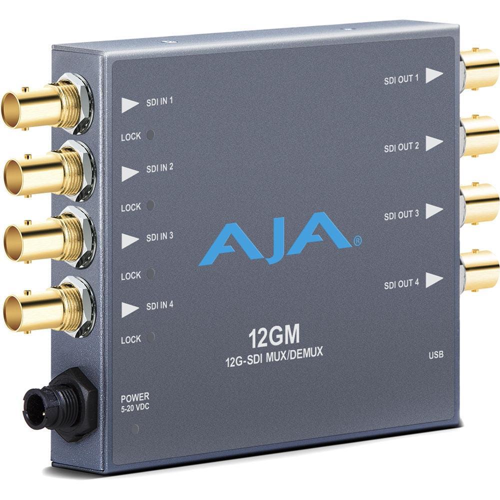 AJA 12GM 12G-SDI to / from SDI Muxer / DeMuxer