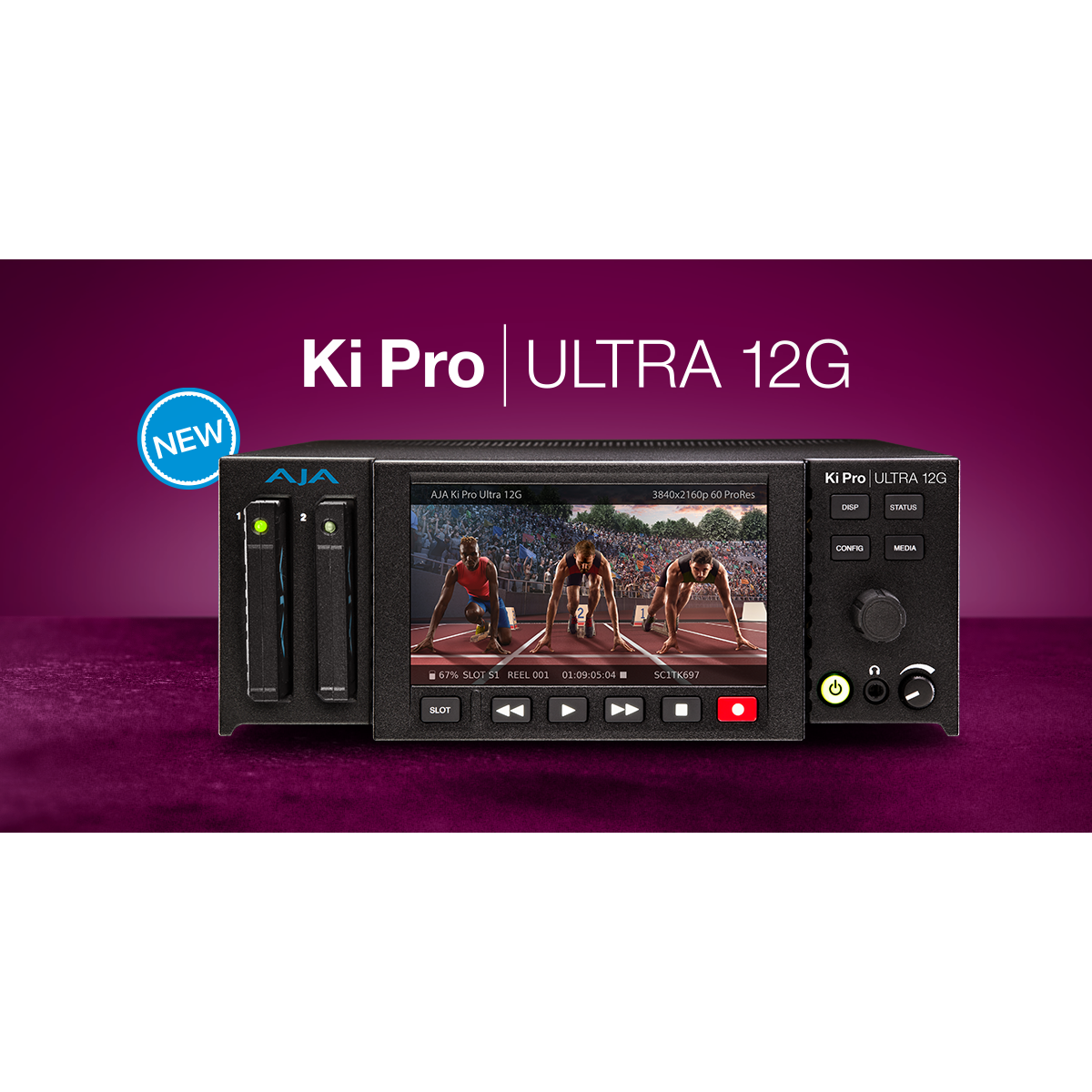 AJA Ki Pro ULTRA 12G DCI/UHD/HD Recorder & Player