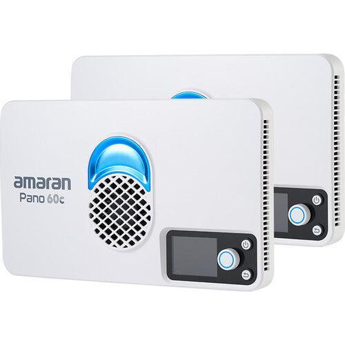 Aputure Amaran Pano 60C RGB LED Panel 2 Light Kit White – Videocraft