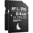 Angelbird Match Pack for Canon EOS R6 64 GB V90 | 2 PACK