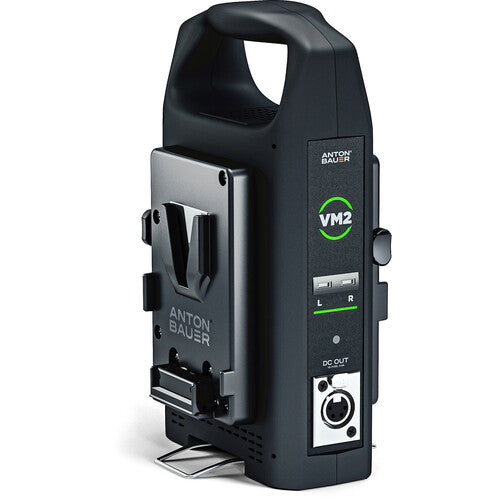 Anton Bauer VM2 Dual-Bay Charger with 4-Pin XLR Output in V-Mount