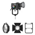Aputure STORM 1000c Cine Kit with Skid Support, Fresnel, Barndoors