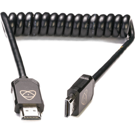 Atomos AtomFLEX 4K HDMI Male to HDMI Male Coiled Cable - 30 to 60cm
