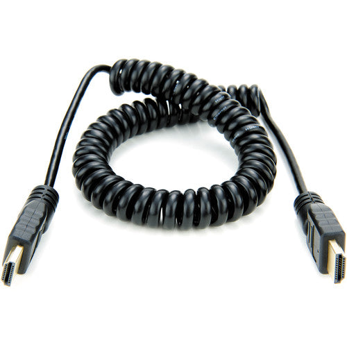 Atomos Coiled Full HDMI to Full HDMI Cable 50cm - 65cm