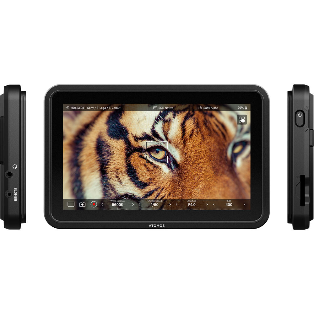 Atomos Shinobi 7 II 4K HDMI Ultra-Bright HDR Monitor with Camera Control