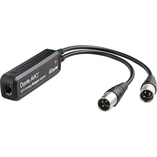 Audinate Dante AVIO 2-Channel XLR Analog Output Adapter for Dante Audio Network