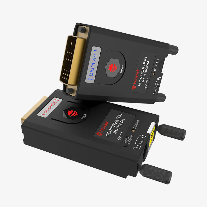 Beetek M1-110GDM One-core LC Multi-mode DVI Fiber Optic Extender