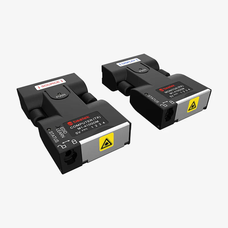 Beetek M1-410GDM 4-Core LC DVI Multi-mode Fiber Extender