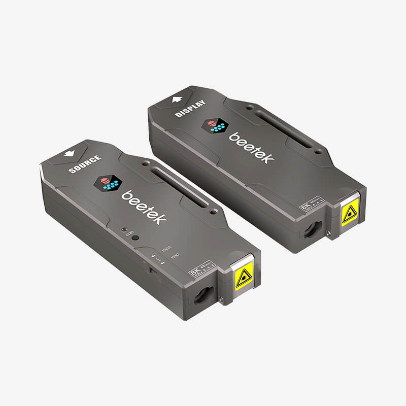 Beetek Single Core HDMI2.1 Multi-Mode Fibre Optic Extender