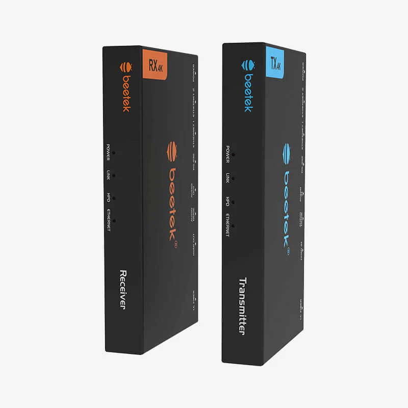 Beetek Single-Core LC HDMI2.0 Single-mode fibre extender＋RS232＋RJ45