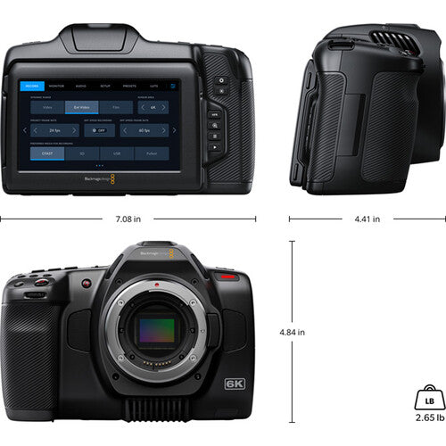 Blackmagic Design Pocket Cinema Camera 6K G2 Body Only
