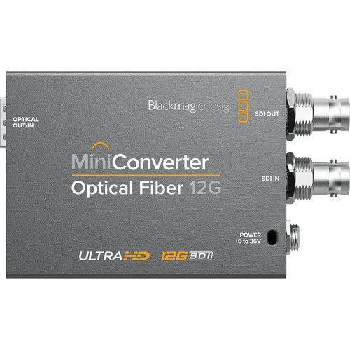 Blackmagic Design Mini Converter Optical Fiber 12G – Videocraft