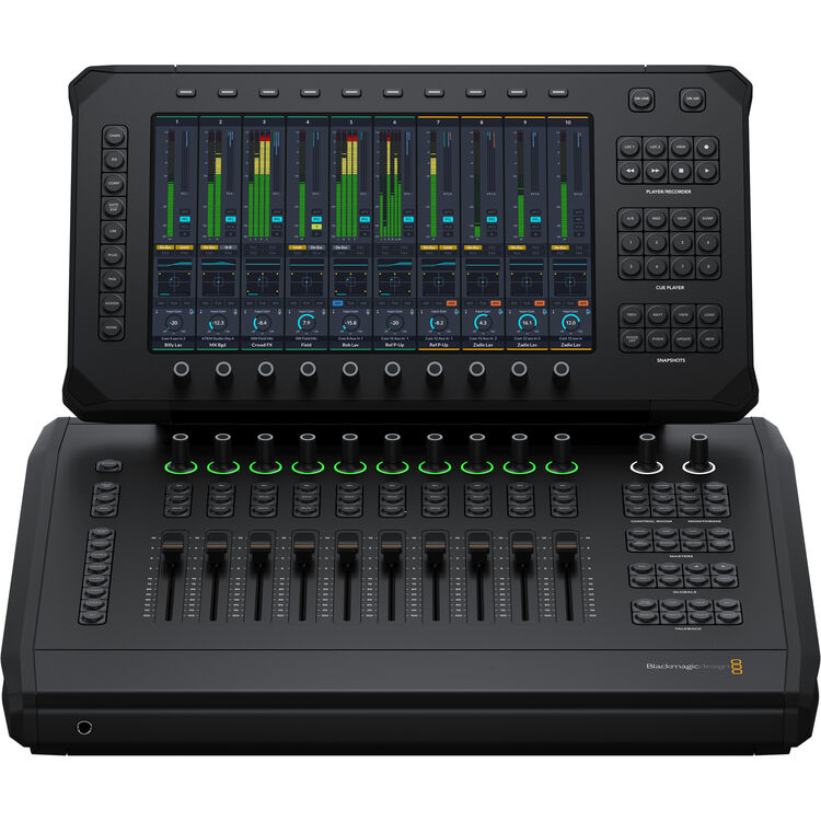 Blackmagic Design Fairlight Live Audio Panel 10 – Videocraft