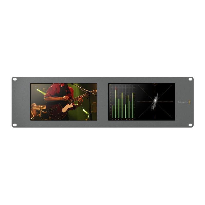 Blackmagic Design Smartscope Duo 4K Rack Mounted Dual 6G-SDI Monitors