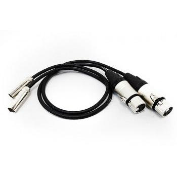 Blackmagic Design Mini XLR to XLR 50cm Cables for Video Assist/Pocket Cinema 4K/6K