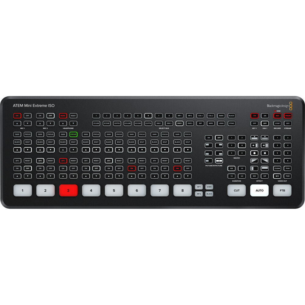 Blackmagic Design ATEM Mini HDMI Extreme ISO Live Streaming Camera Switcher