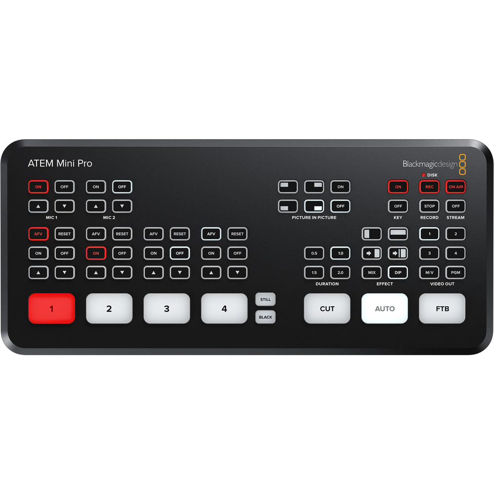 ATEM Mini Pro HDMIスイッチャー Blackmagic Design ATEM Mini PRO HDMI Live Streaming Camera