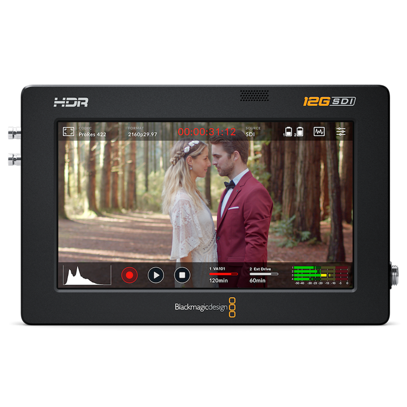 Blackmagic Design Video Assist 12G HDR Monitor | Recorder - 5 Inch
