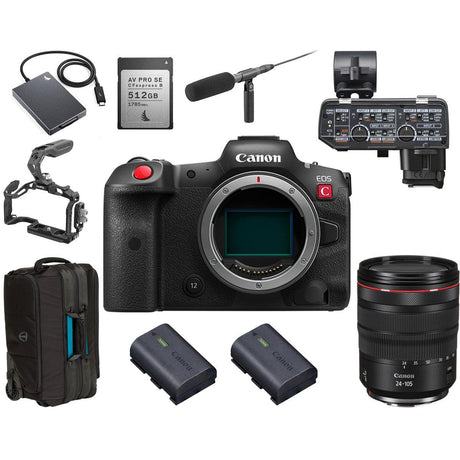 Canon R5C Cinema Camera with RF Lens Premium Bundle