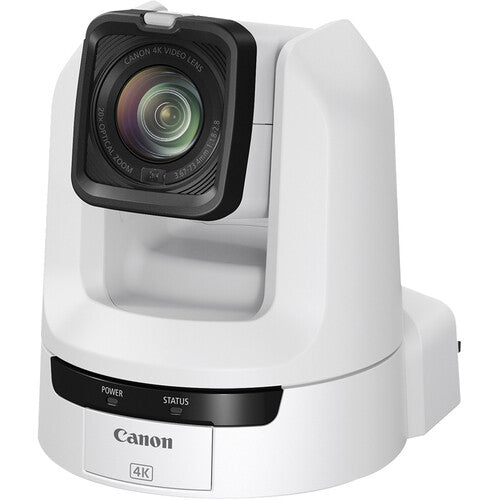 Canon CR-N100 4K NDI PTZ Camera with 20x Zoom (White)
