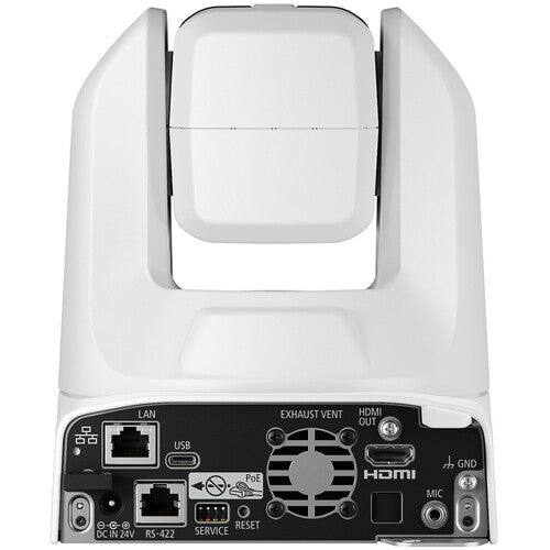 Canon CR-N100 4K NDI PTZ Camera with 20x Zoom (White)