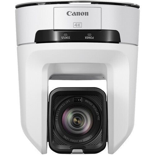 Canon CR-N100 4K NDI PTZ Camera with 20x Zoom (White)