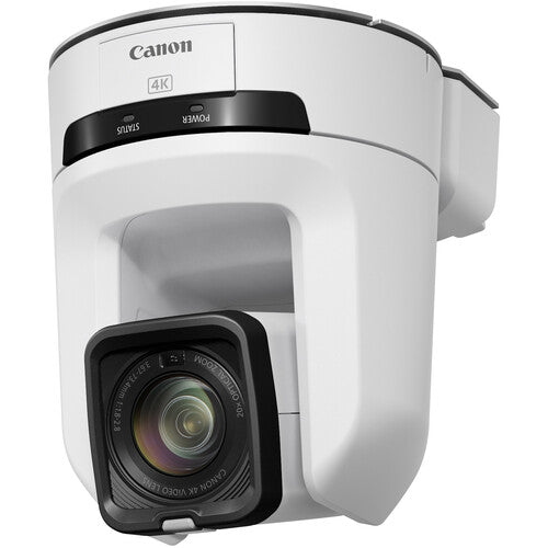 Canon CR-N300 4K NDI PTZ Camera with 20x Zoom in white
