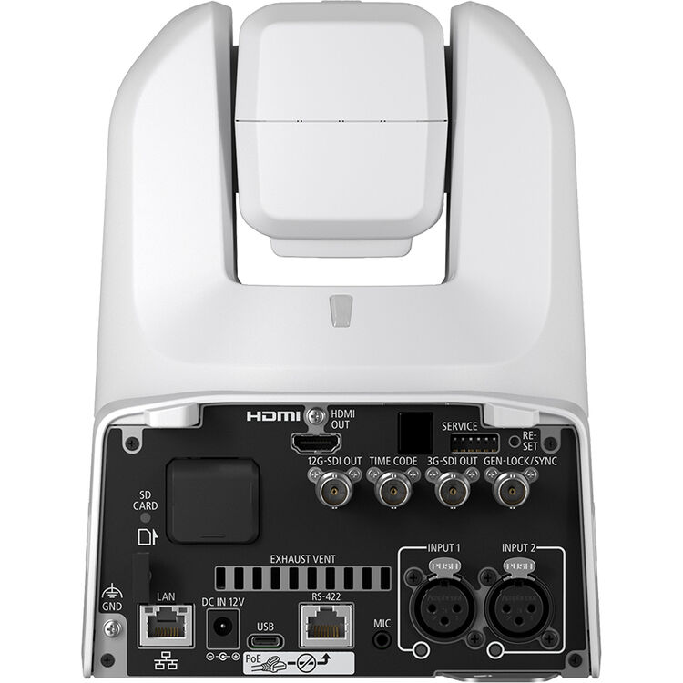 Canon CR-N400 4K 12G-SDI NDI PTZ Camera (White)