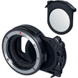 Canon EF-EOSRFILTERND+CLEAR Mount adapter with drop in ND filter + Clear filter