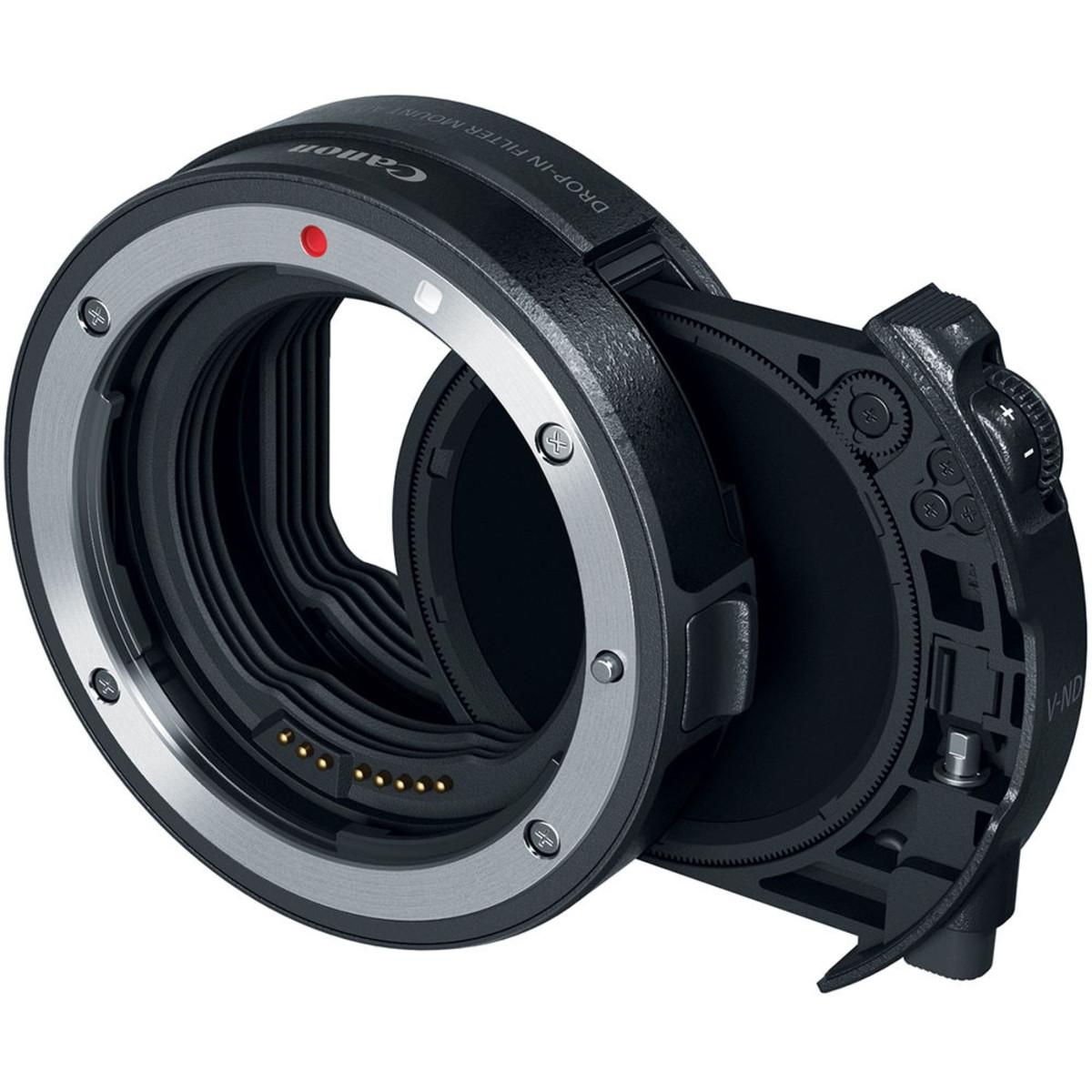 Canon EF-EOSRFILTERND+CLEAR Mount adapter with drop in ND filter + Clear filter