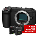 Canon EOS R6V Full-Frame Mirrorless Camera Body with Rode Wireless GO (Gen 3)