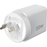 Comsol 20W Dual Port USB Wall Charger (White)
