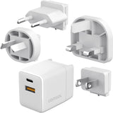Comsol 35W Dual Port USB GaN Travel Wall Charger