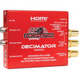Decimator 3G/HD/SD-SDI to HDMI Converter with Built-In NTSC/PAL & Analog Audio Outputs
