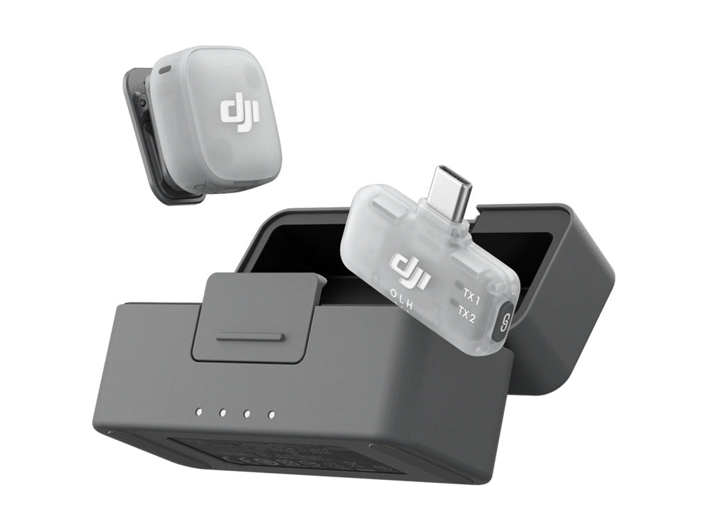 DJI Mic Mini 2 Wireless Microphone System with Charging Case (1TX+ Mobile RX)