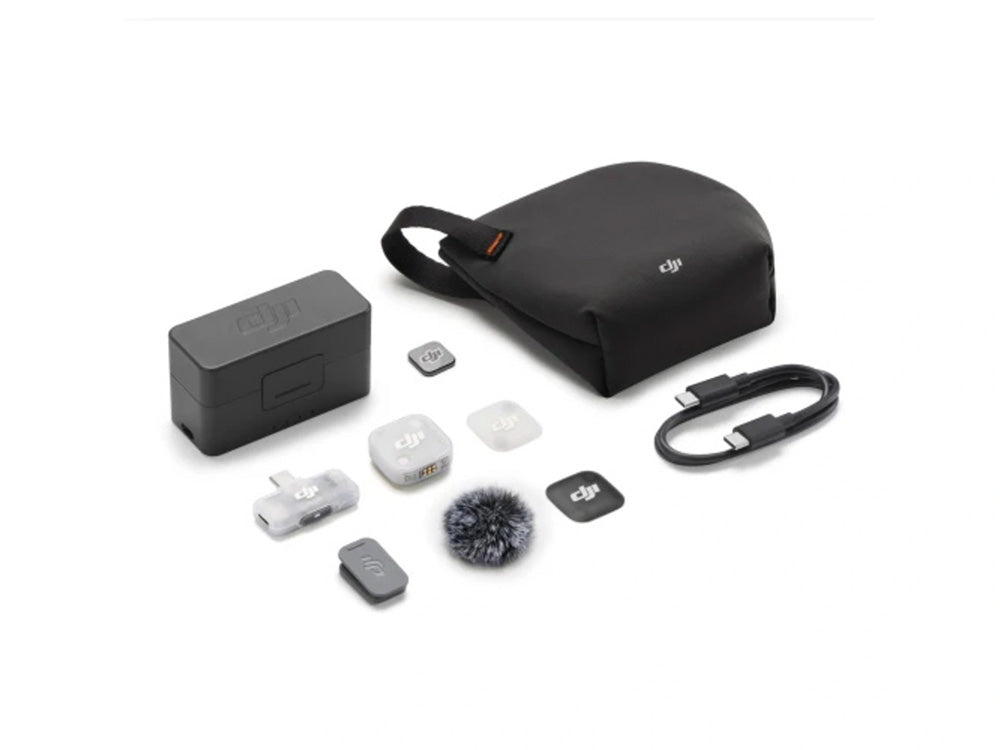 DJI Mic Mini 2 Wireless Microphone System with Charging Case (1TX+ Mobile RX)
