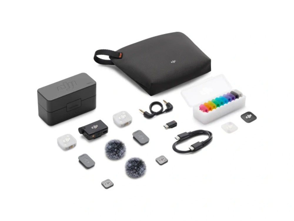 DJI Mic Mini 2 Wireless Microphone System with Charging Case (2TX+1RX)