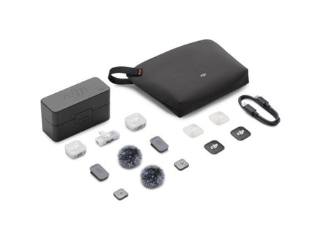 DJI Mic Mini 2 Wireless Microphone System with Charging Case (2TX+ Mobile RX)