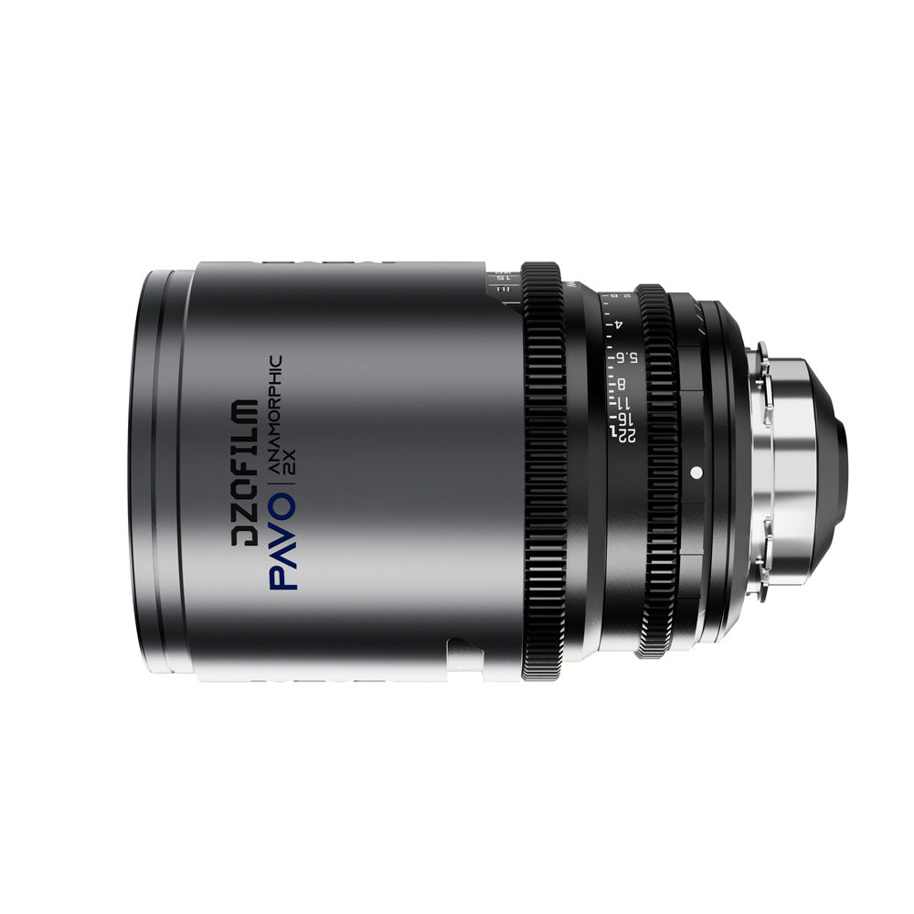 DZOFILM Pavo 100mm T2.4 2x Anamorphic Prime Lens (Blue Coating, PL/EF Mount, Metres)