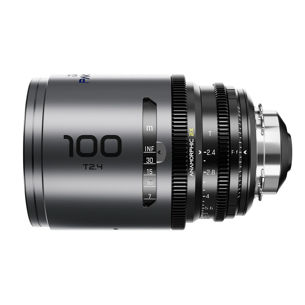 DZOFILM Pavo 100mm T2.4 2x Anamorphic Prime Lens (Blue Coating, PL/EF Mount, Metres)