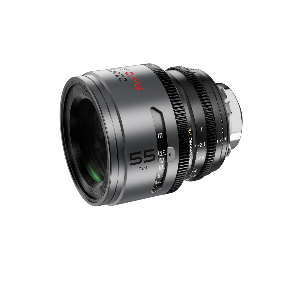 DZOFILM Pavo 55mm T2.1 2x Anamorphic Prime Lens (Neutral Coating, PL/EF Mount, Metres)