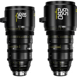 DZOFilm Tango 18-90mm T2.9 & 65-280mm T2.9-4 S35 Zoom Lens Bundle (ARRI PL & Canon EF, Imperial)