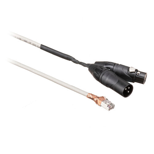 Hollyland Ethernet to Dual XLR Audio Cable for Mars T1000 Intercom & the Hollyland 2/4 Wire Converter Unit