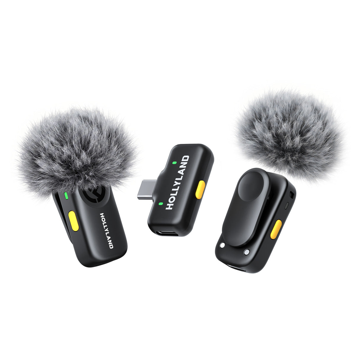 Hollyland LARK A2 Mini Duo Wireless Microphone (Space Gray, USB-C RX)