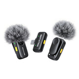 Hollyland LARK A2 Mini Duo Wireless Microphone (Space Gray, USB-C RX)