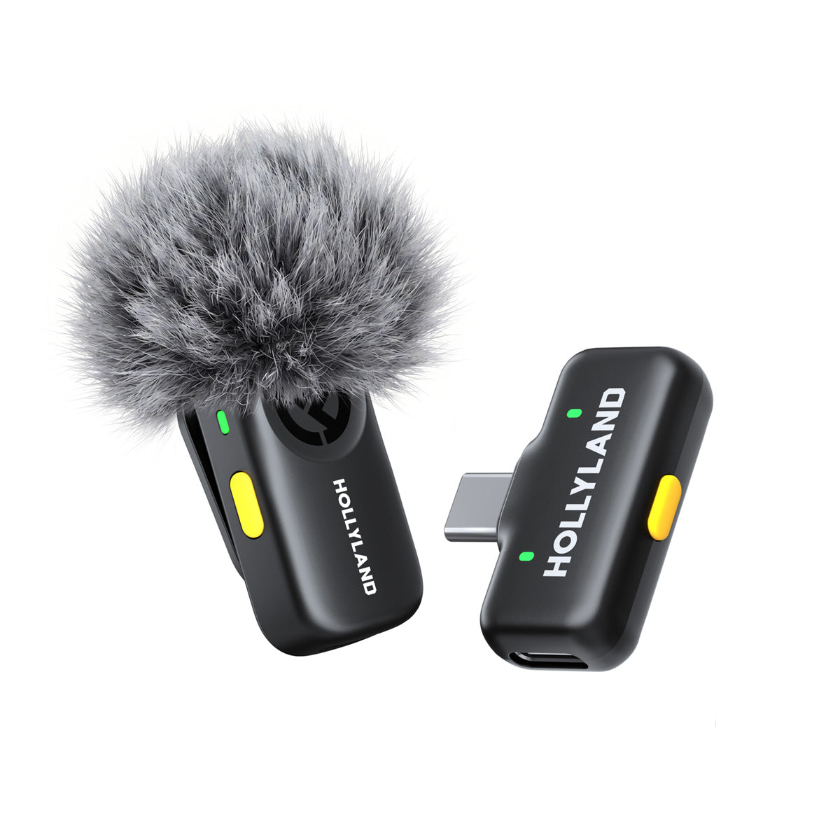 Hollyland LARK A2 Solo Wireless Microphone (Space Gray, USB-C RX)