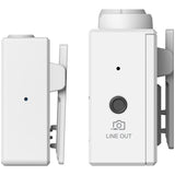 Hollyland LARK 150 Solo Wireless Microphone System in White