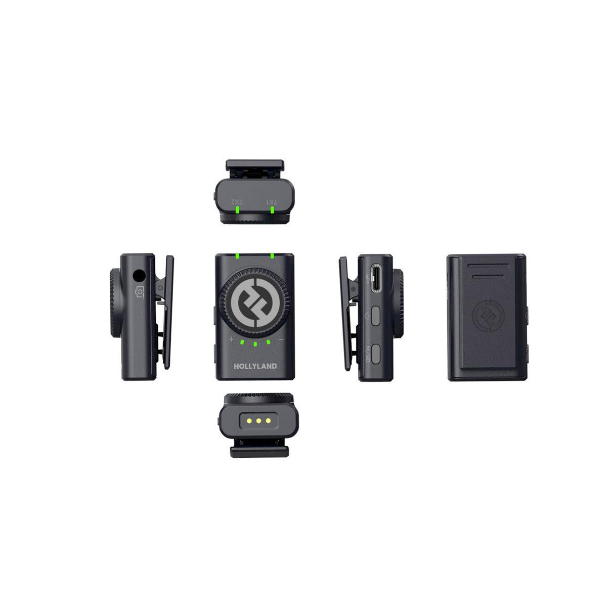 Hollyland Lark M2 Combo Kit suits Cameras, Android & Apple IOS