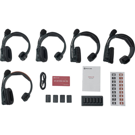 Hollyland Solidcom SE Global 5S 5-Person Full-Duplex Single-Ear Headset Intercom System